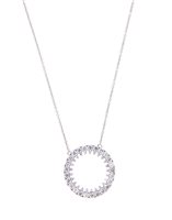Necklace Golay Woman LADY D in White Gold Diamante PDG014DI 1.19 G SI
